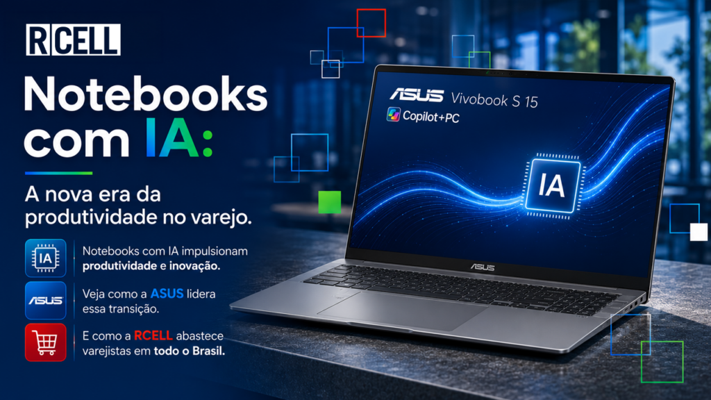 Notebooks com IA deixaram de ser uma promessa para se tornar uma nova referência de produtividade, mobilidade e eficiência.